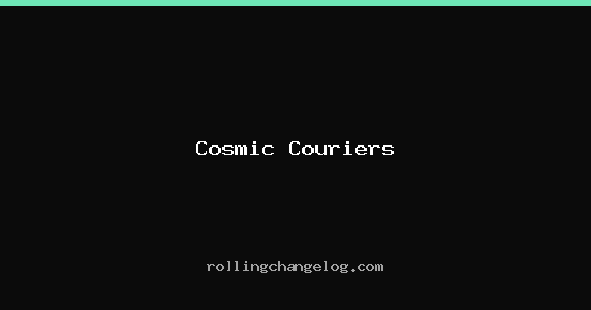Cosmic Couriers cover