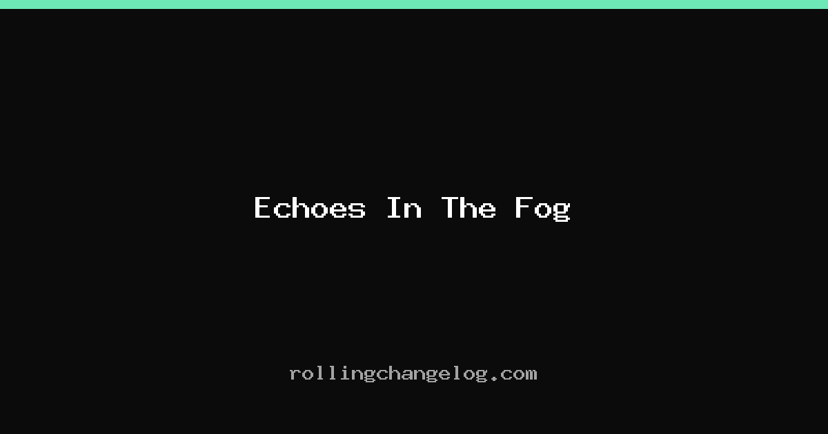 Echoes In The Fog cover