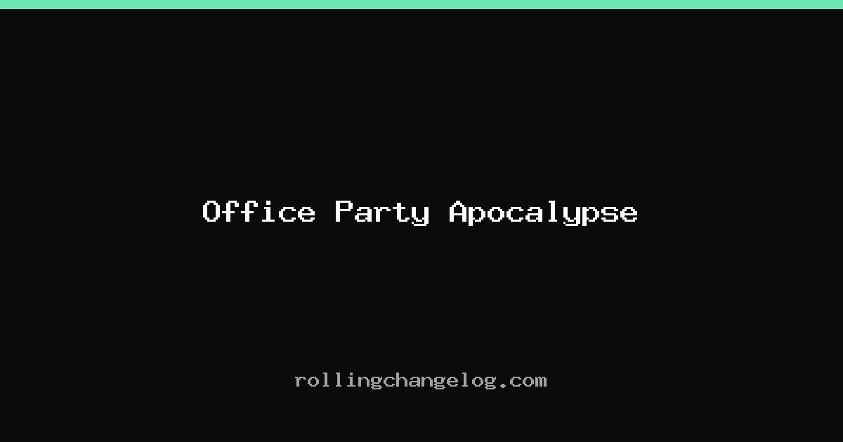 Office Party Apocalypse cover