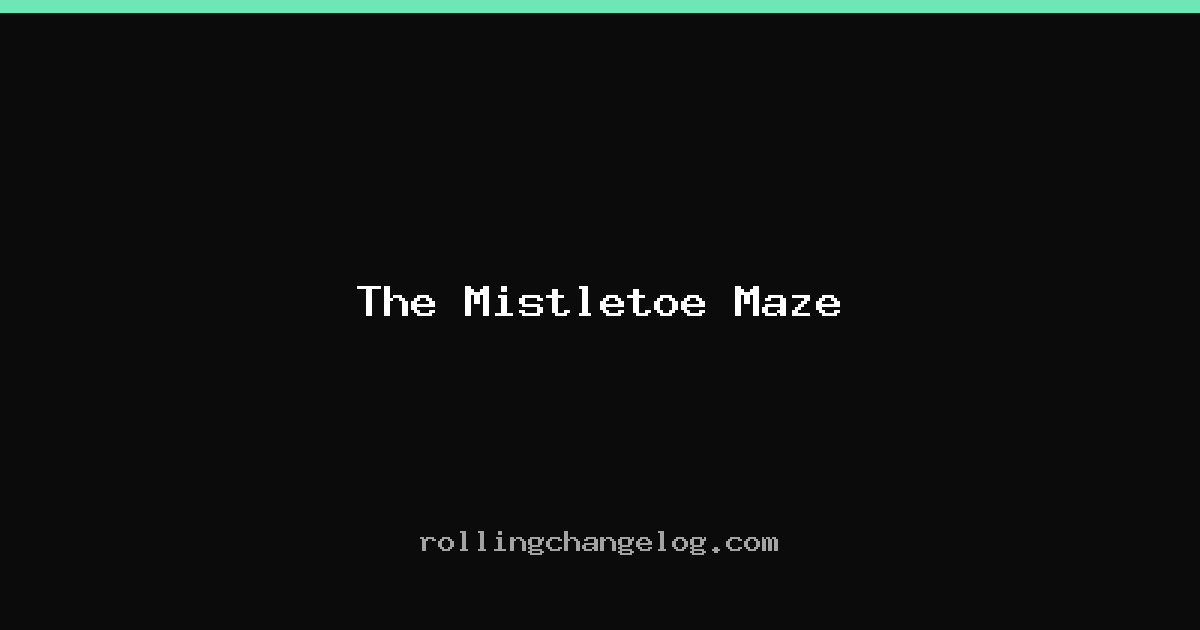 The Mistletoe Maze cover