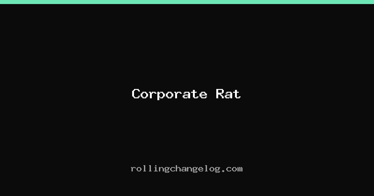 Corporate Rat cover