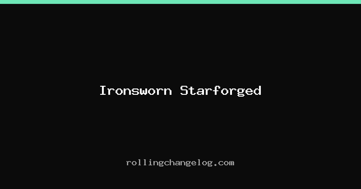 Ironsworn Starforged cover