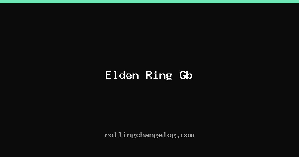 Elden Ring Gb cover