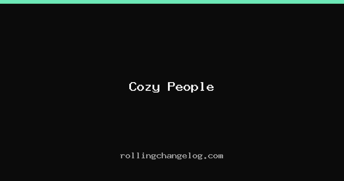 Cozy People cover