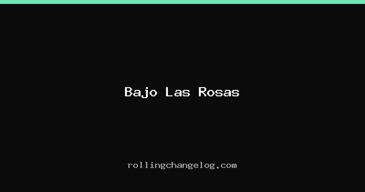 Bajo Las Rosas cover
