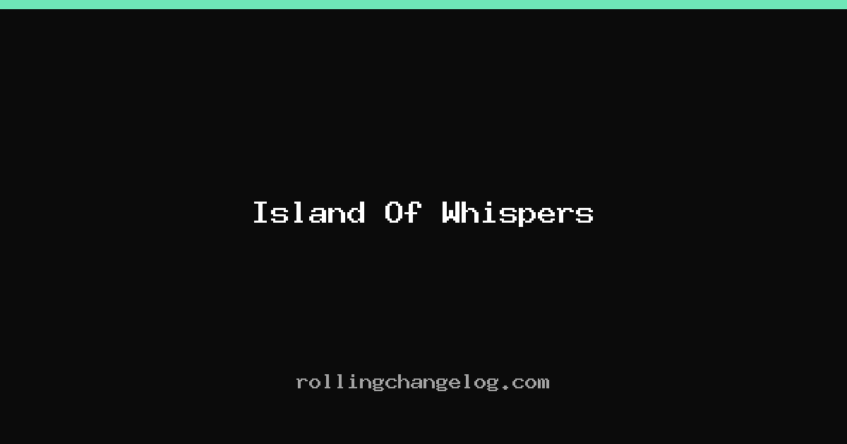 Island Of Whispers cover
