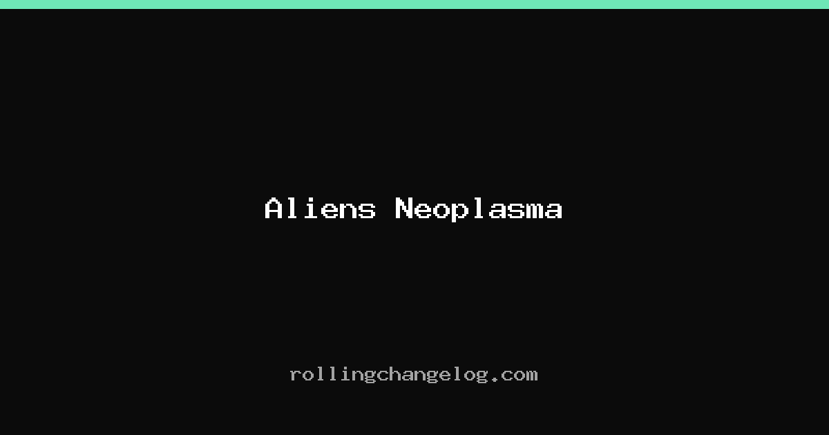 Aliens Neoplasma cover