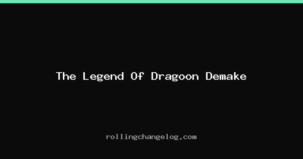 The Legend Of Dragoon Demake cover