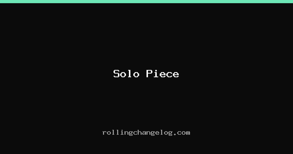 Solo Piece cover