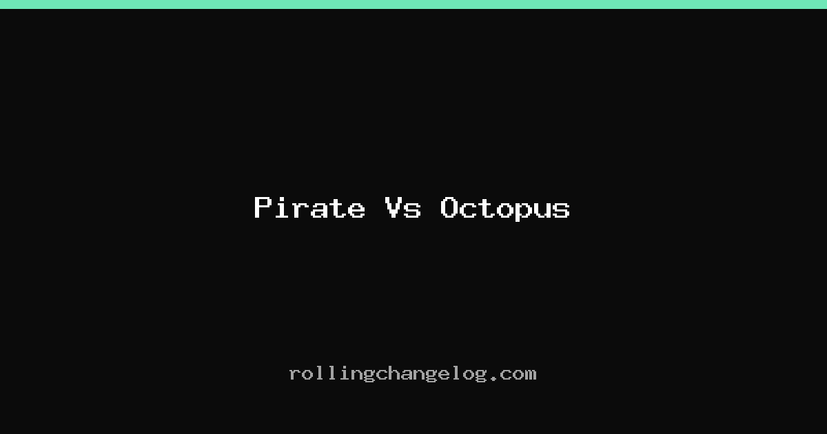 Pirate Vs Octopus cover