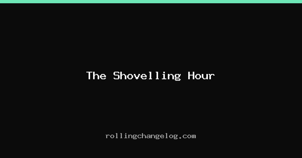 The Shovelling Hour cover