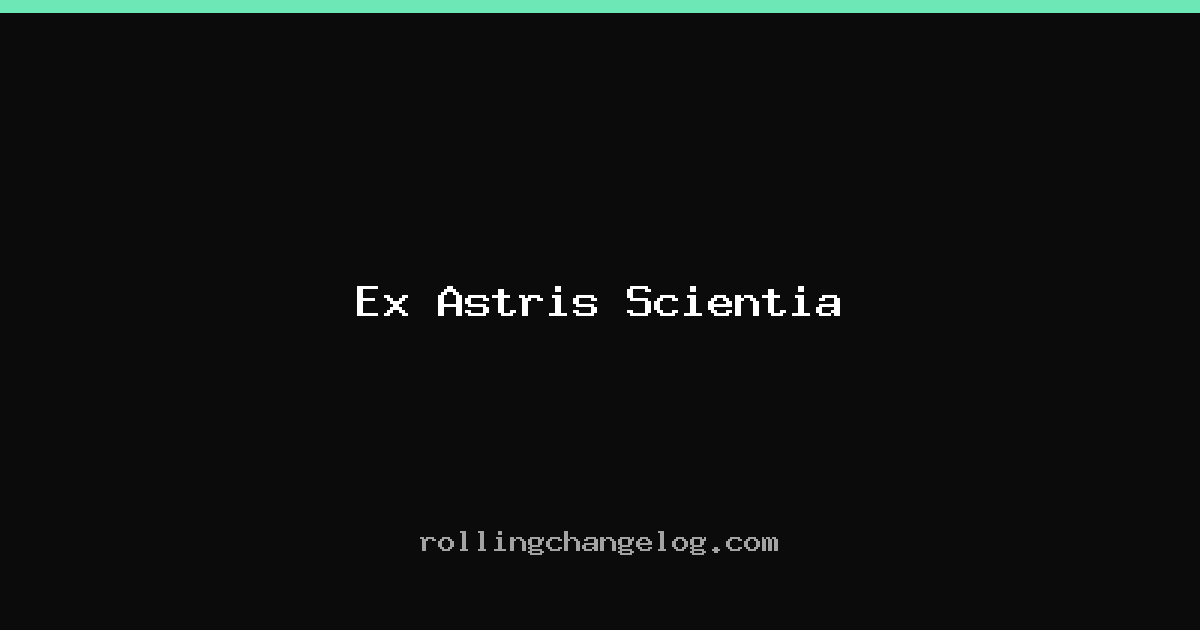 Ex Astris Scientia cover