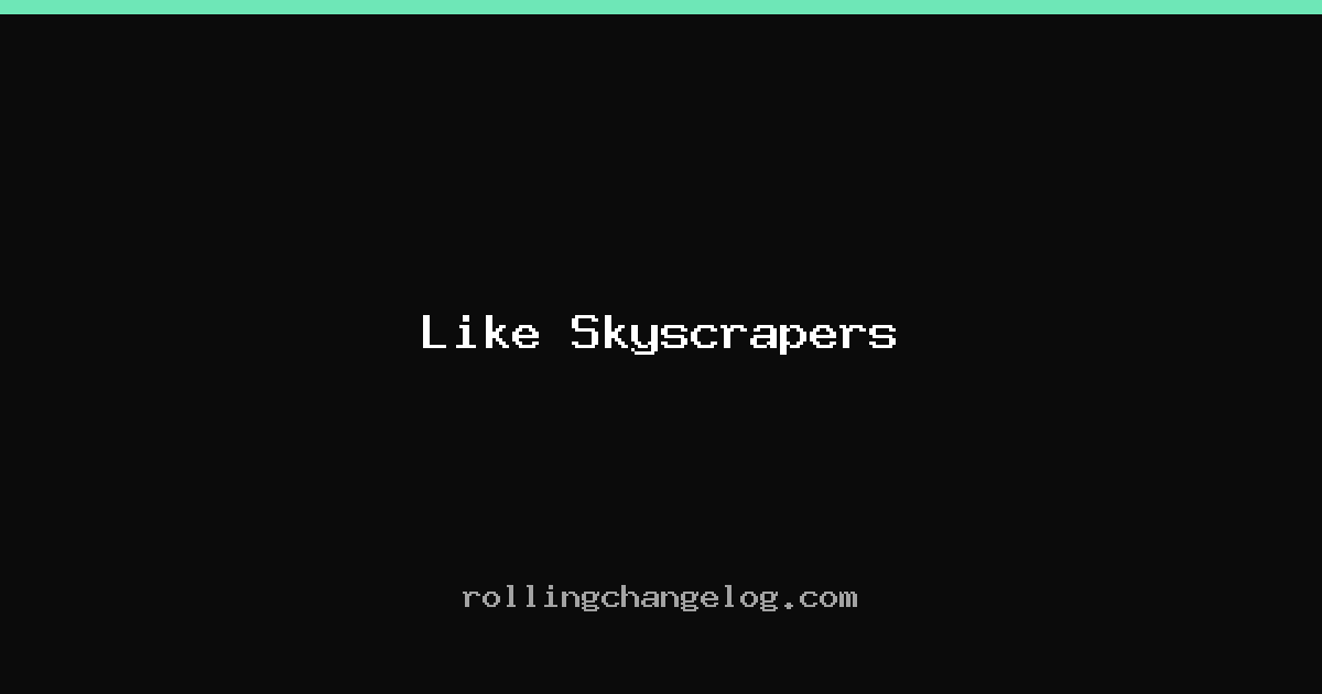 Like Skyscrapers cover