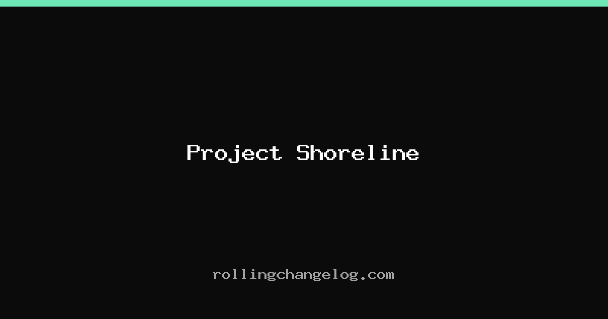 Project Shoreline cover