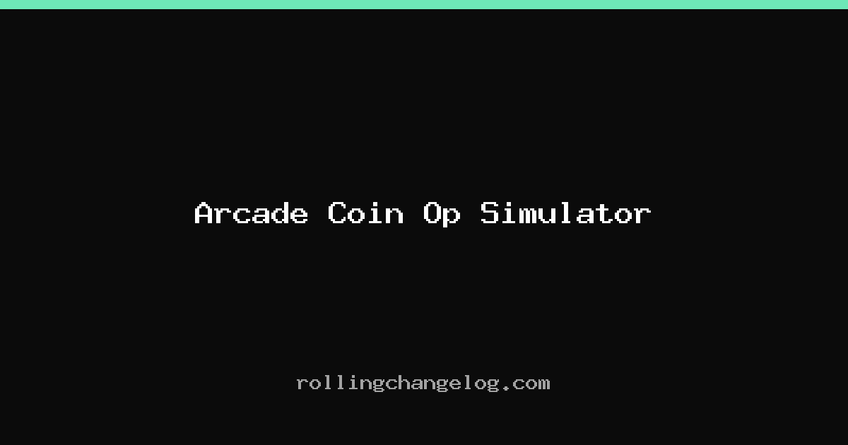 Arcade Coin Op Simulator cover