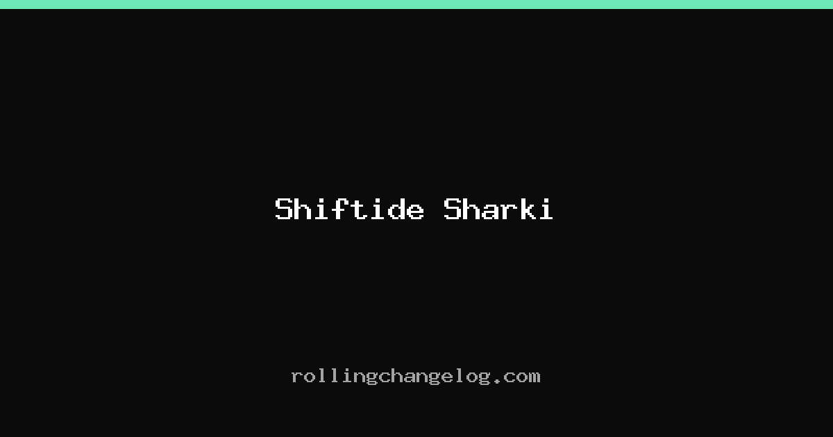 Shiftide Sharki cover