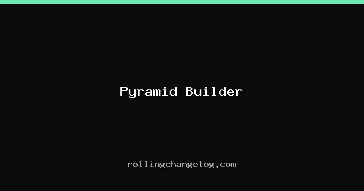 Pyramid Builder cover