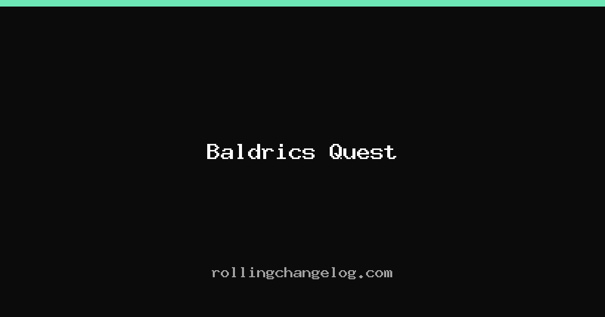 Baldrics Quest cover