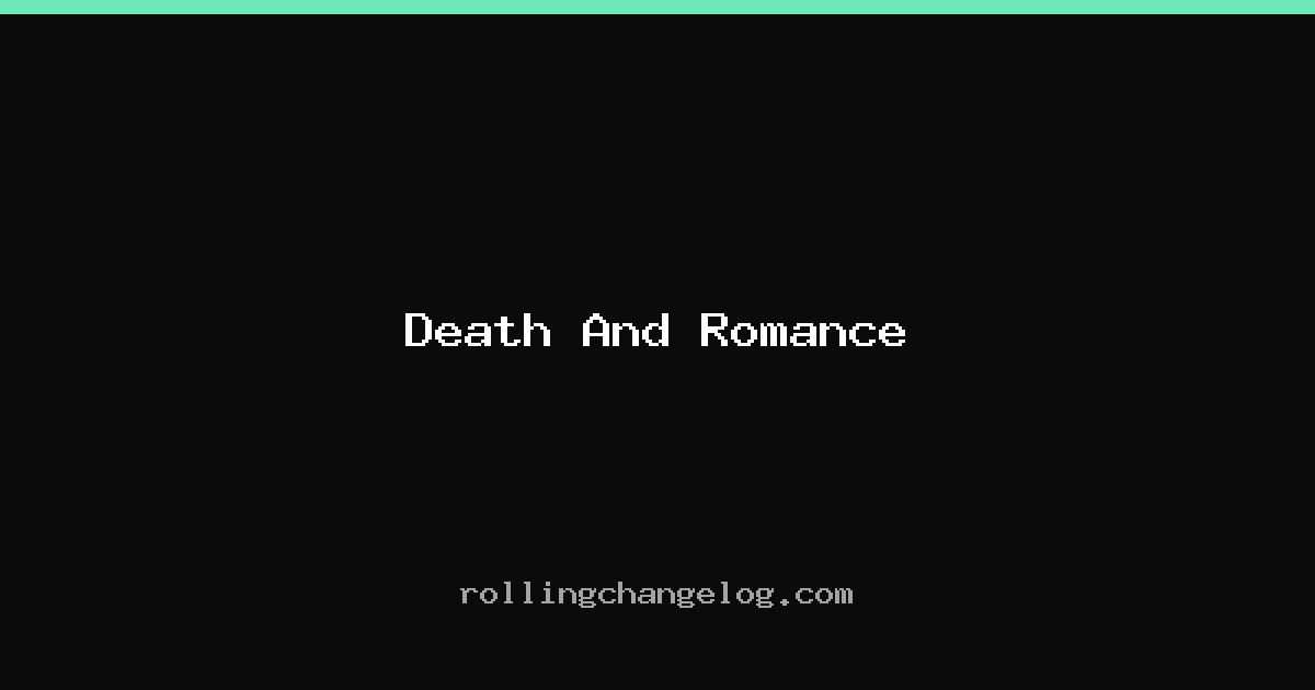 Death And Romance cover