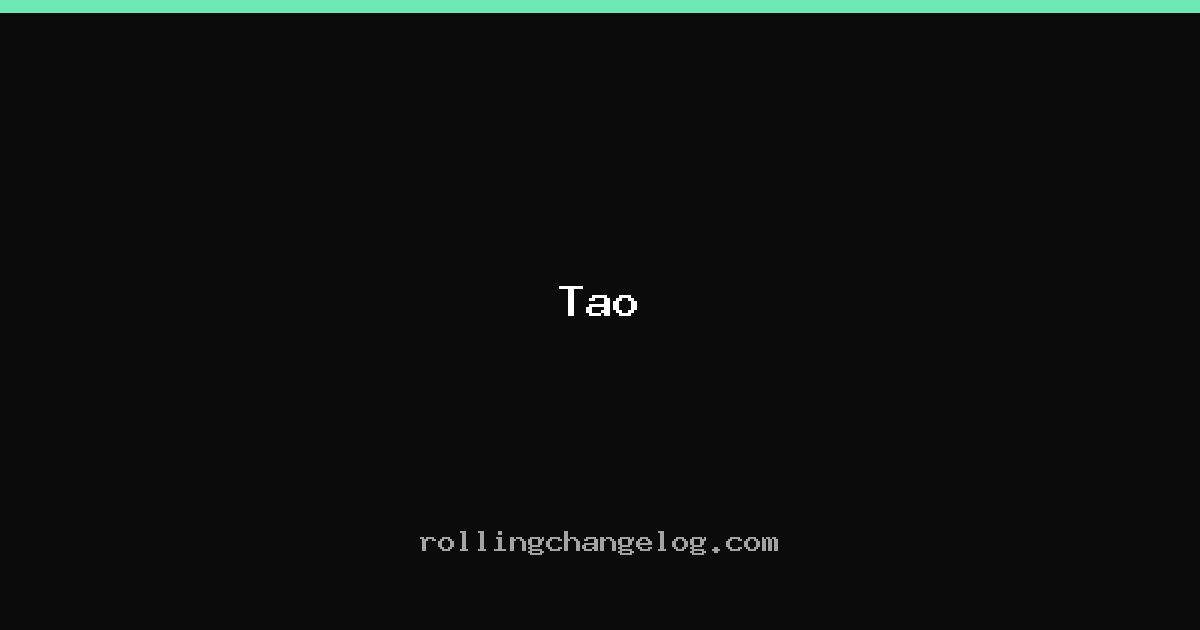 Tao cover