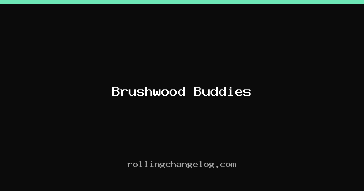Brushwood Buddies cover