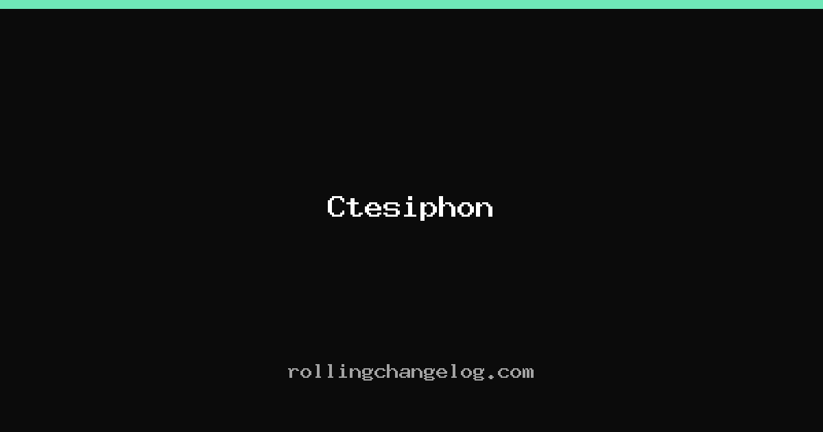 Ctesiphon cover