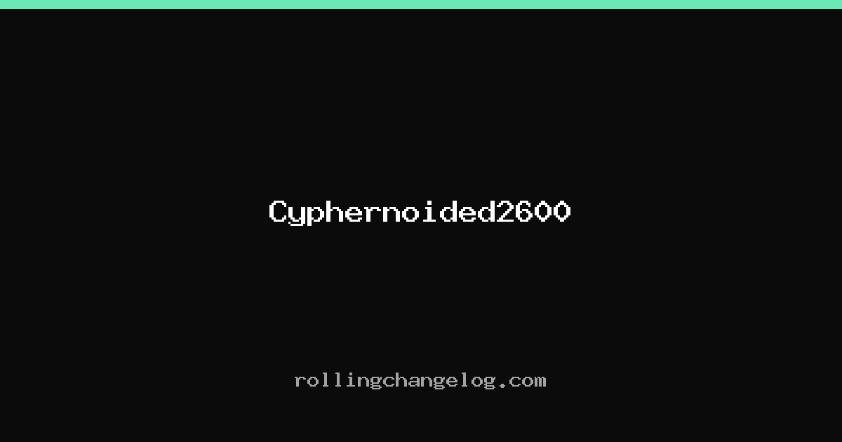 Cyphernoided2600 cover