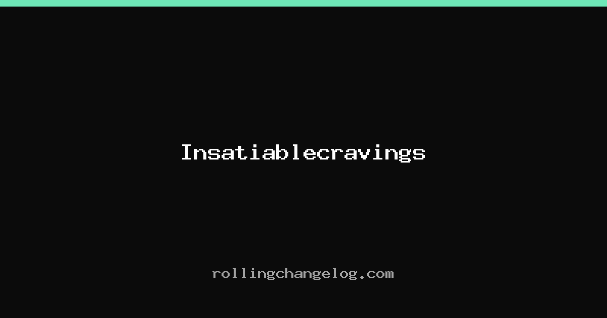 Insatiablecravings cover