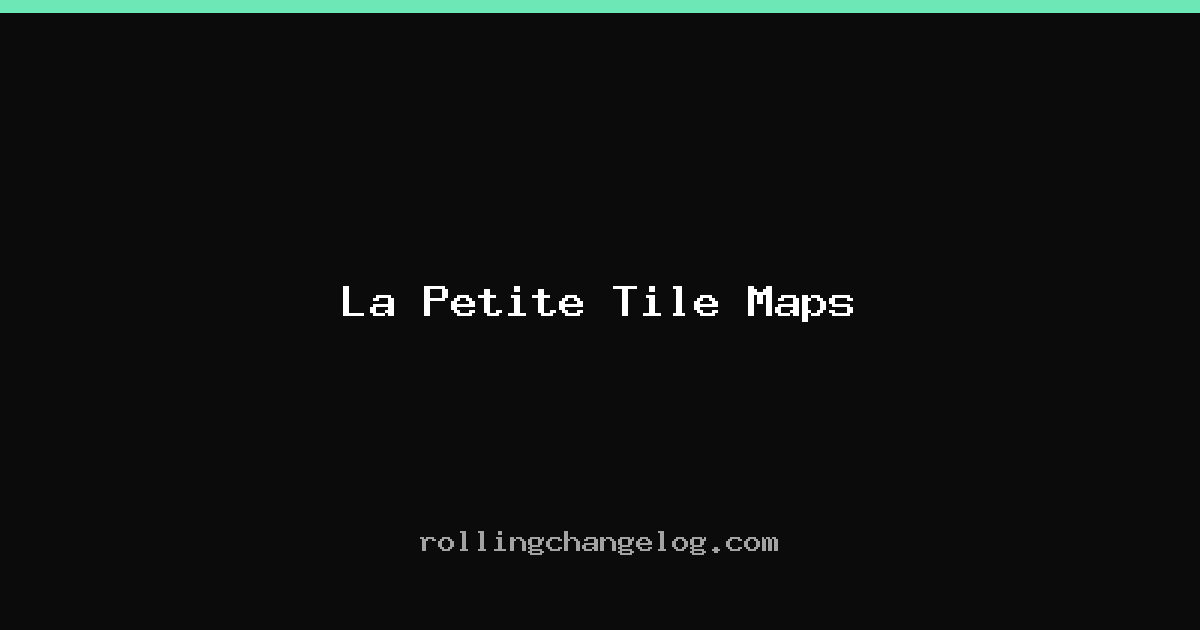 La Petite Tile Maps cover