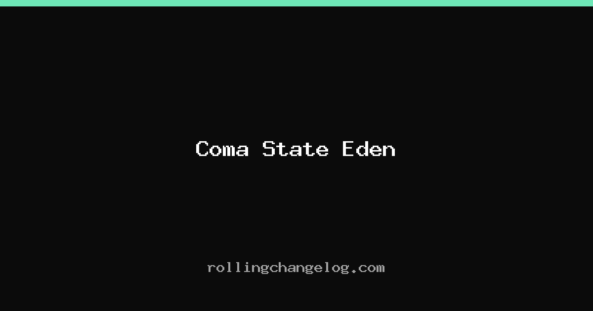 Coma State Eden cover