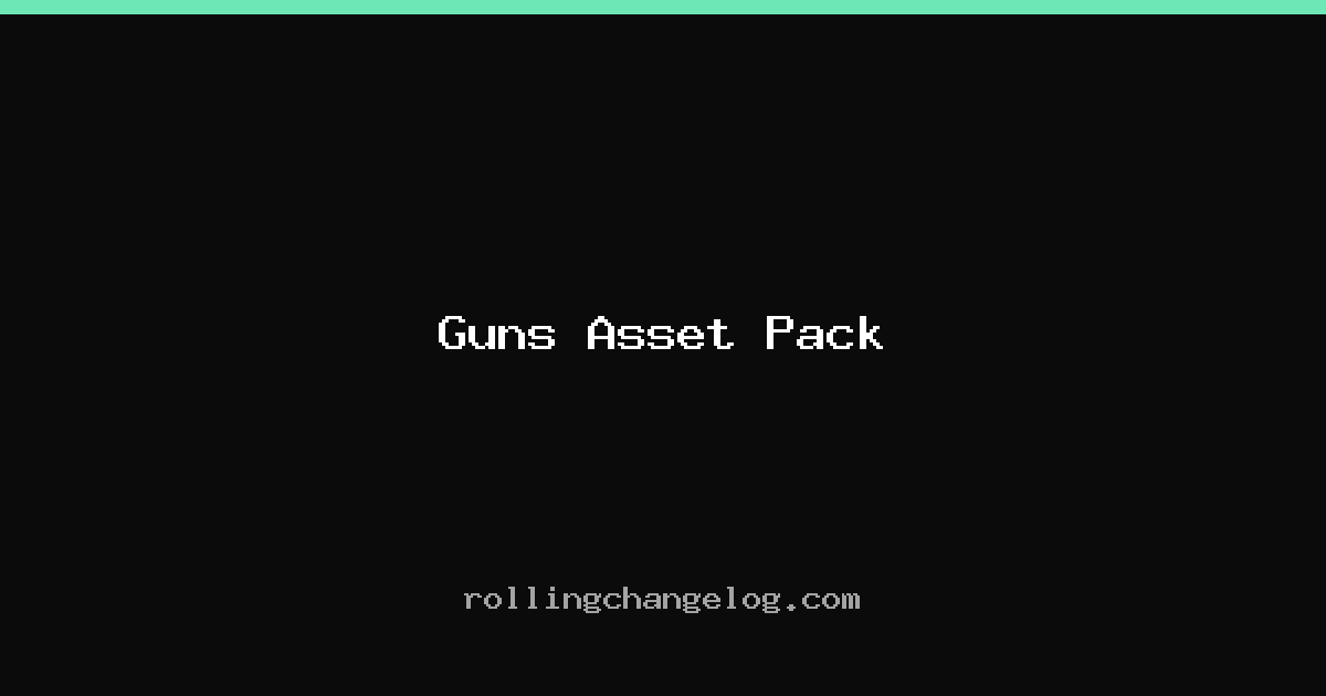Guns Asset Pack cover