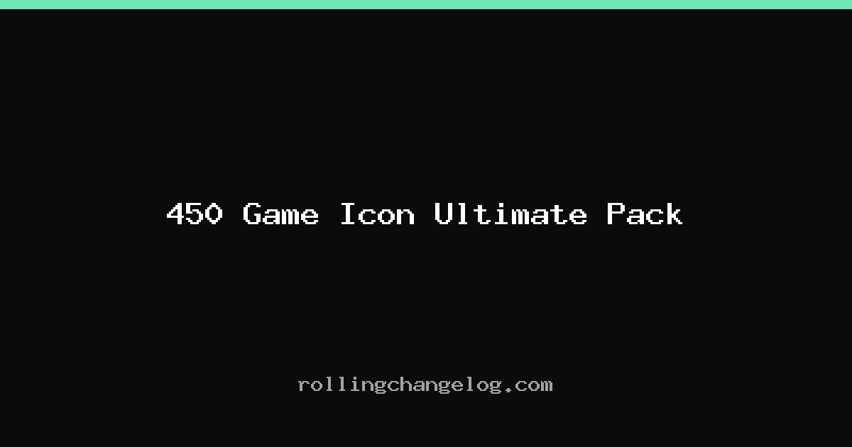 450 Game Icon Ultimate Pack cover