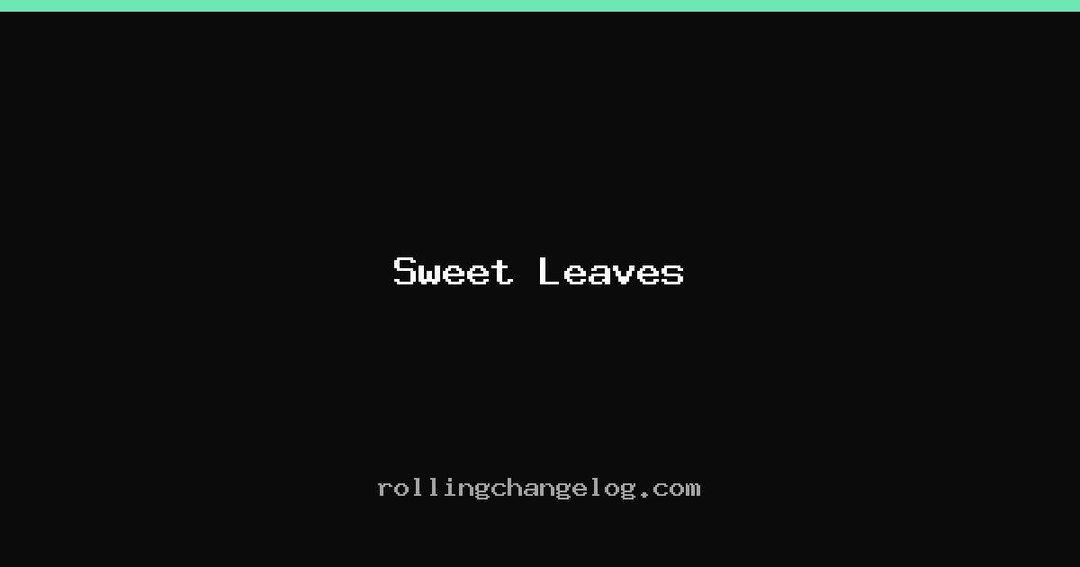 Sweet Leaves cover