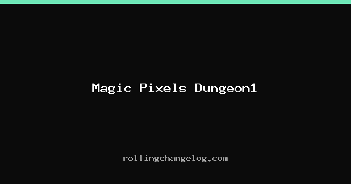 Magic Pixels Dungeon1 cover