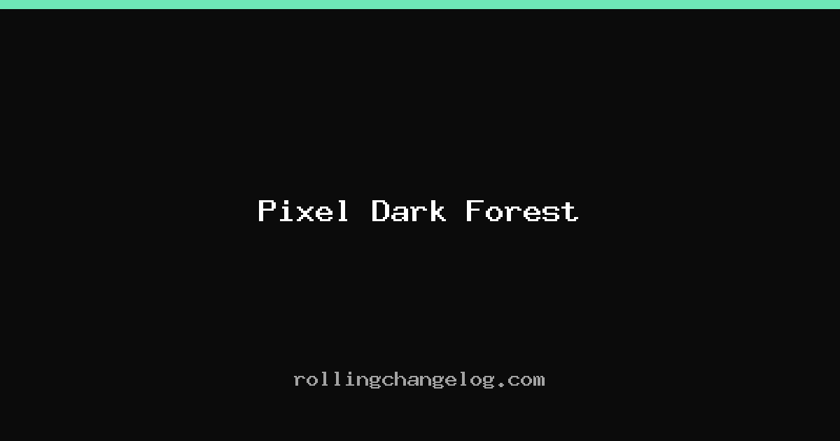 Pixel Dark Forest cover