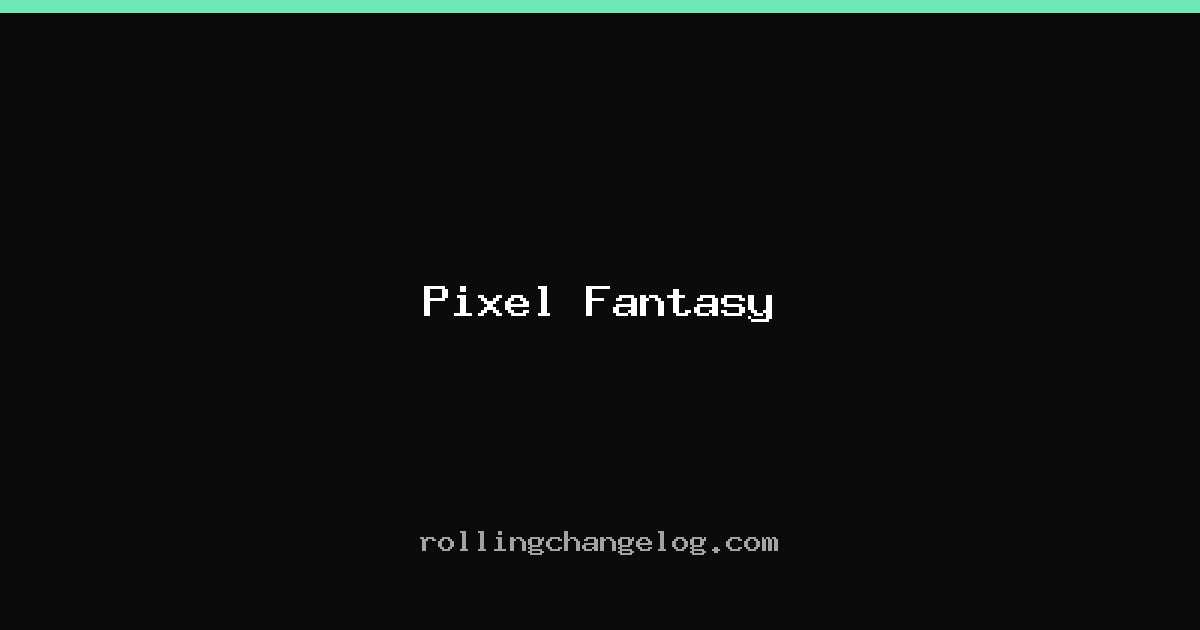 Pixel Fantasy cover