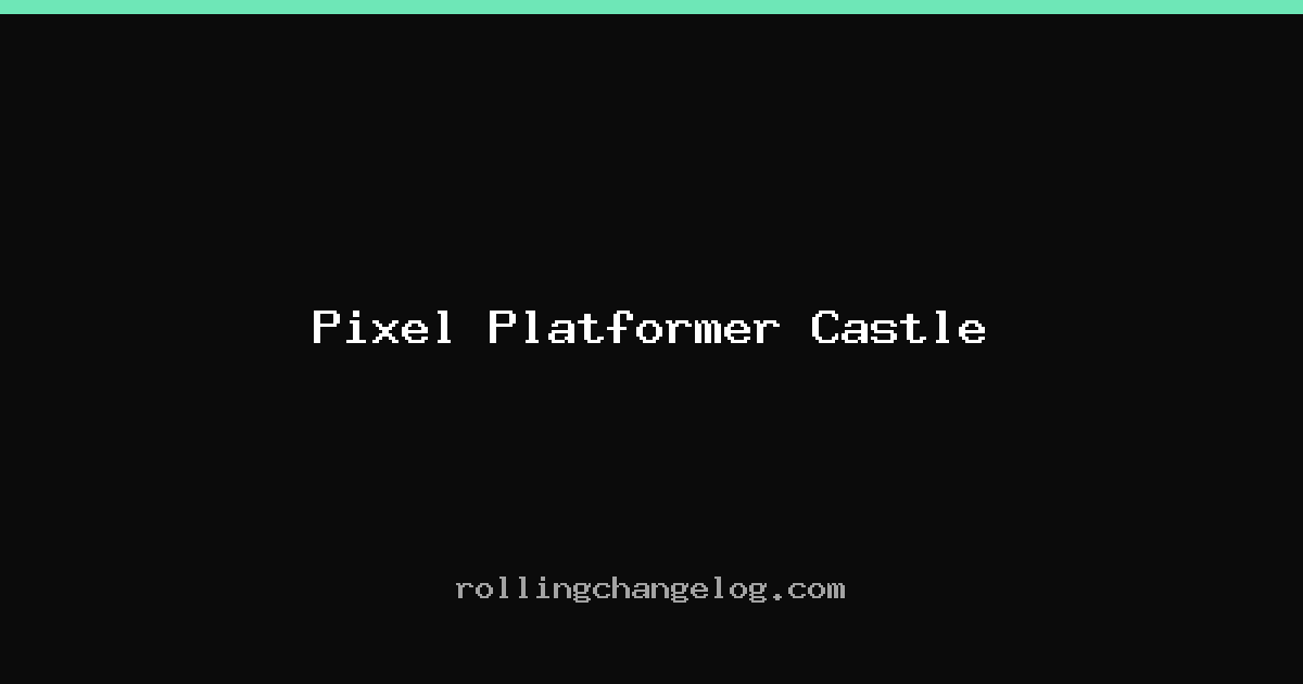 Pixel Platformer Castle cover