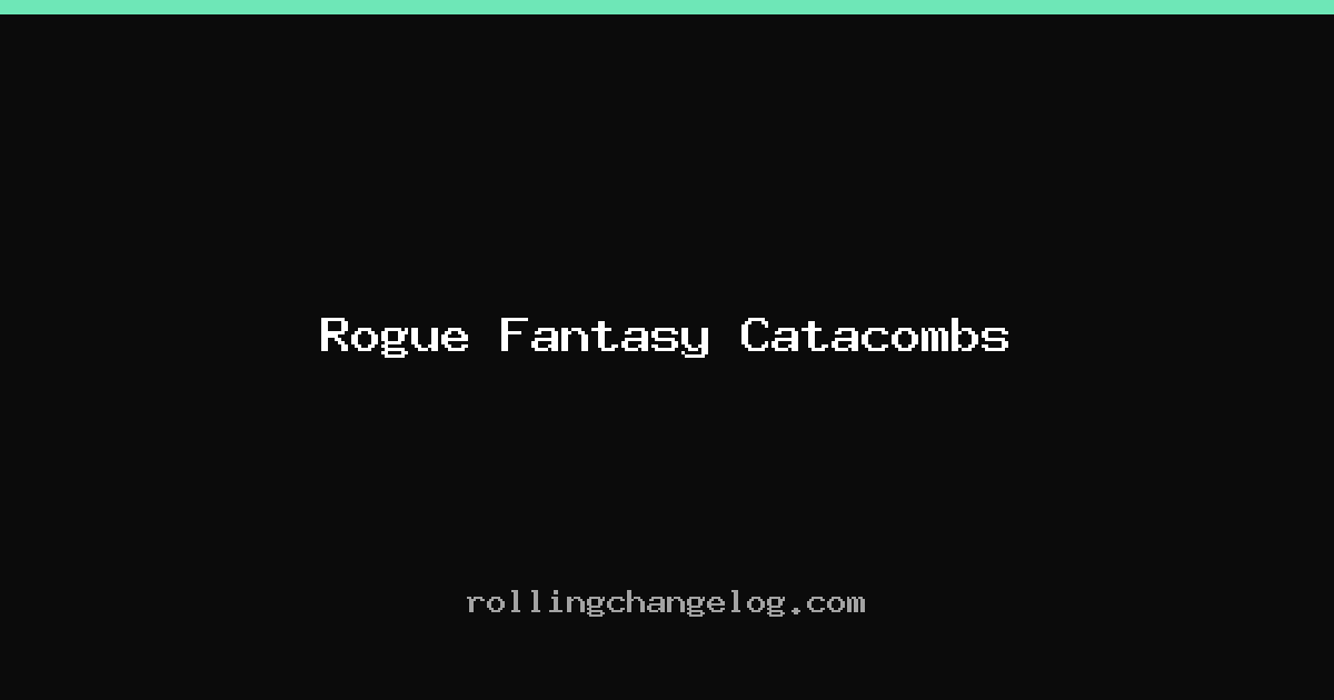 Rogue Fantasy Catacombs cover