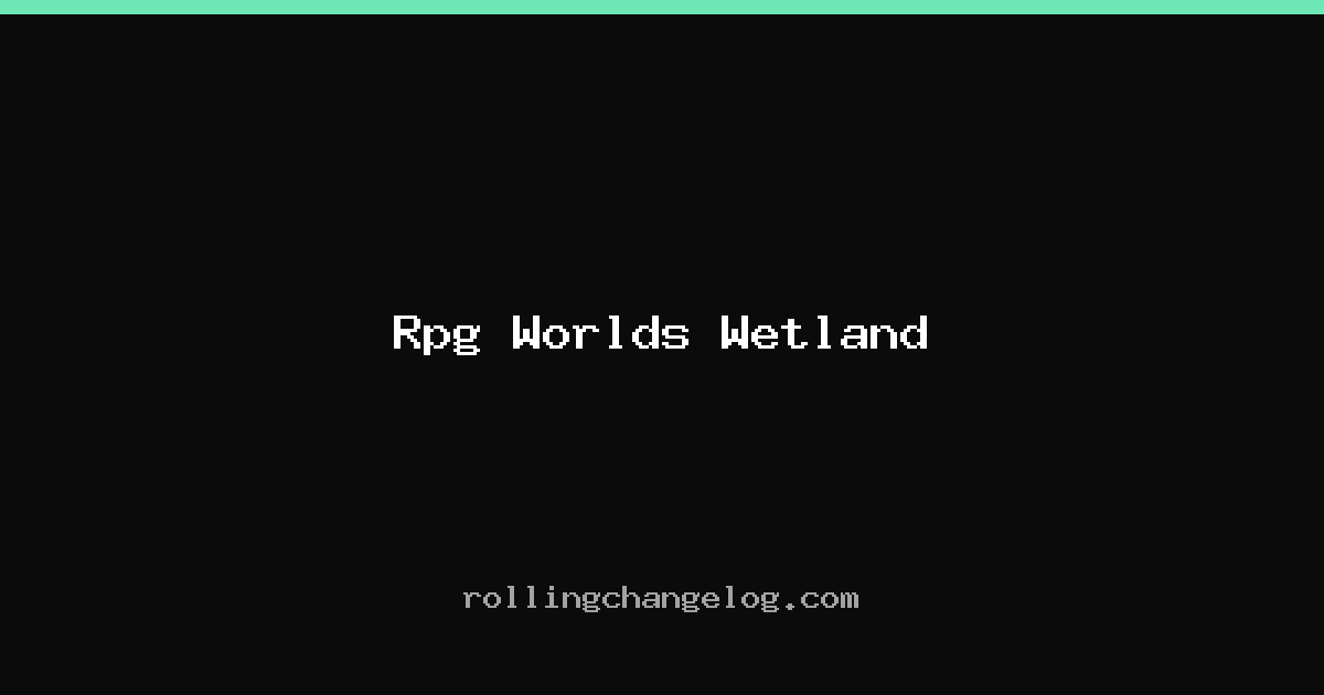 Rpg Worlds Wetland cover