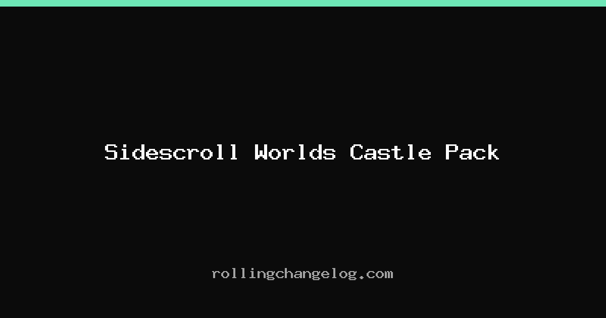 Sidescroll Worlds Castle Pack cover