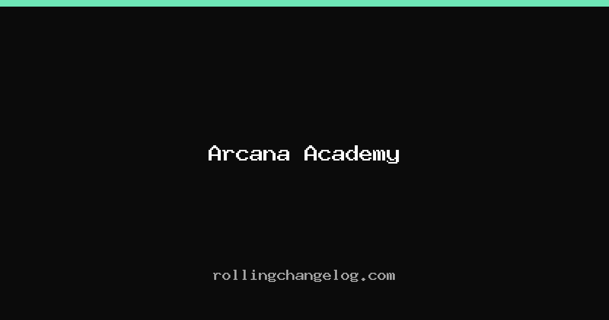 Arcana Academy cover