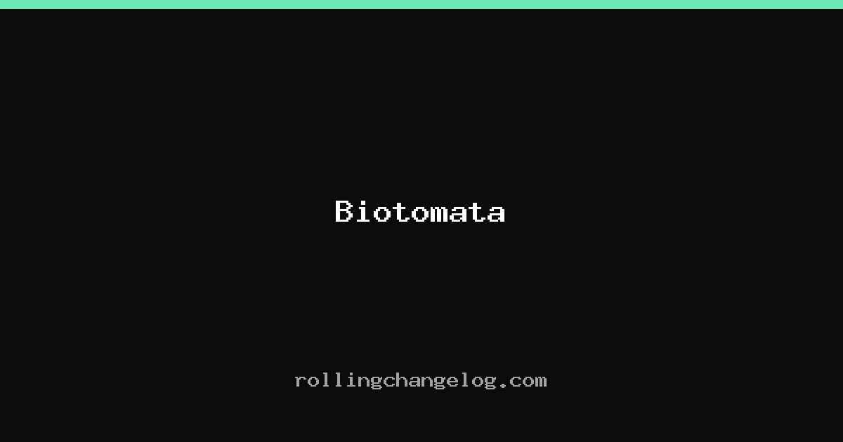 Biotomata cover