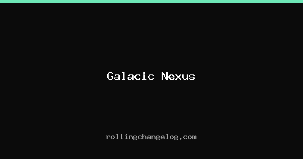 Galacic Nexus cover