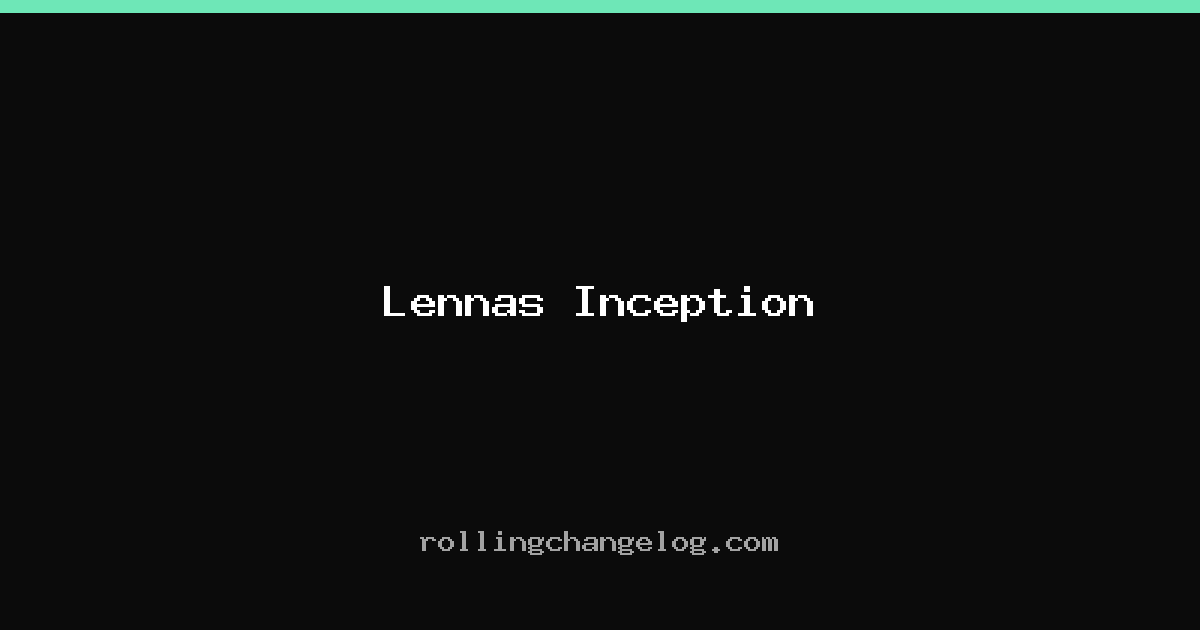 Lennas Inception cover