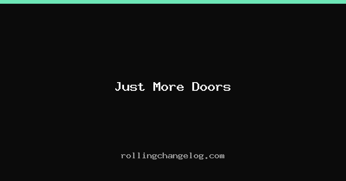Just More Doors cover