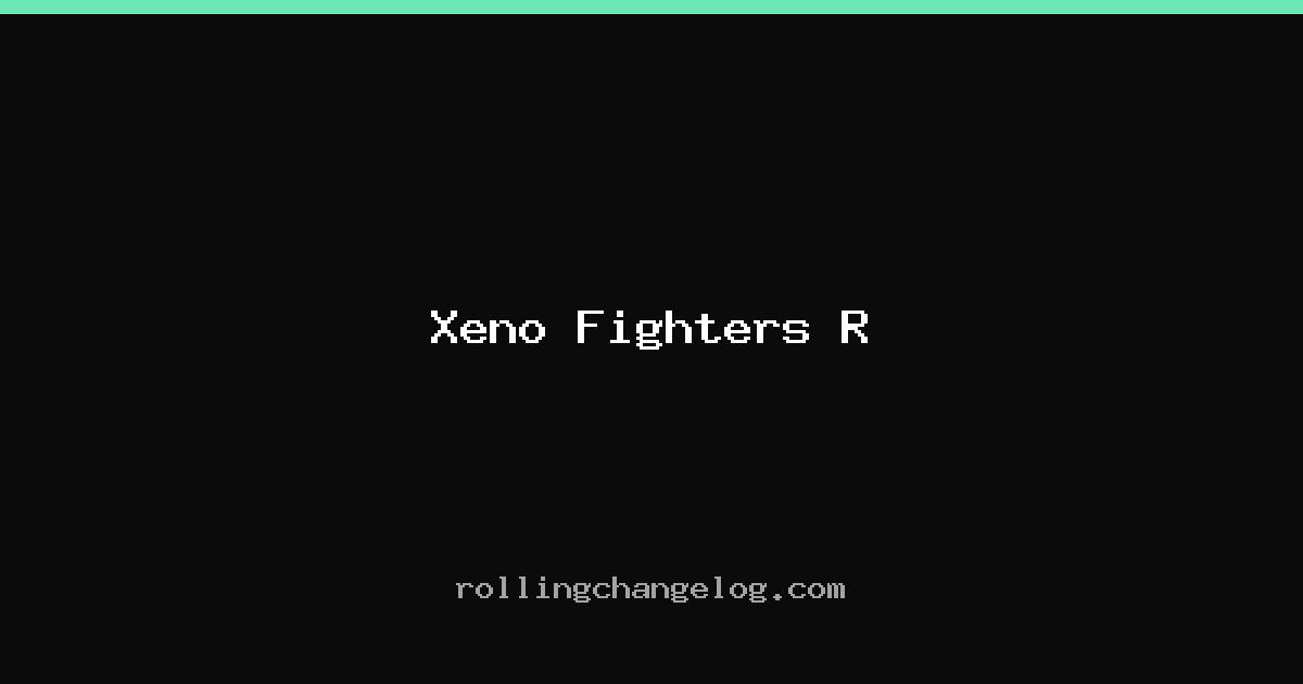 Xeno Fighters R cover