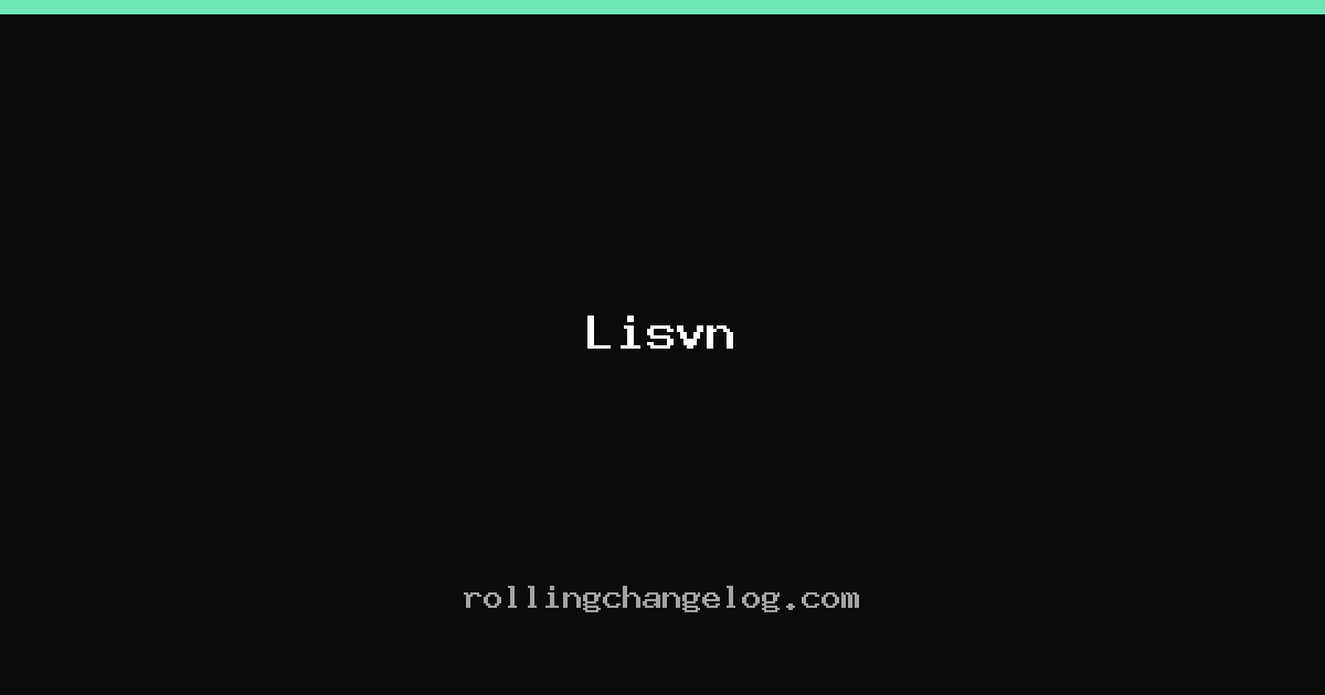 Lisvn cover