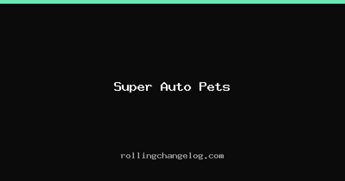 Super Auto Pets cover