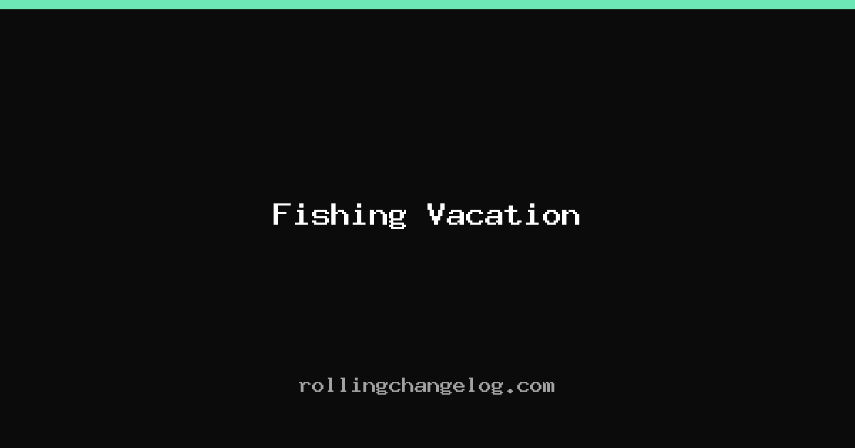 Fishing Vacation cover