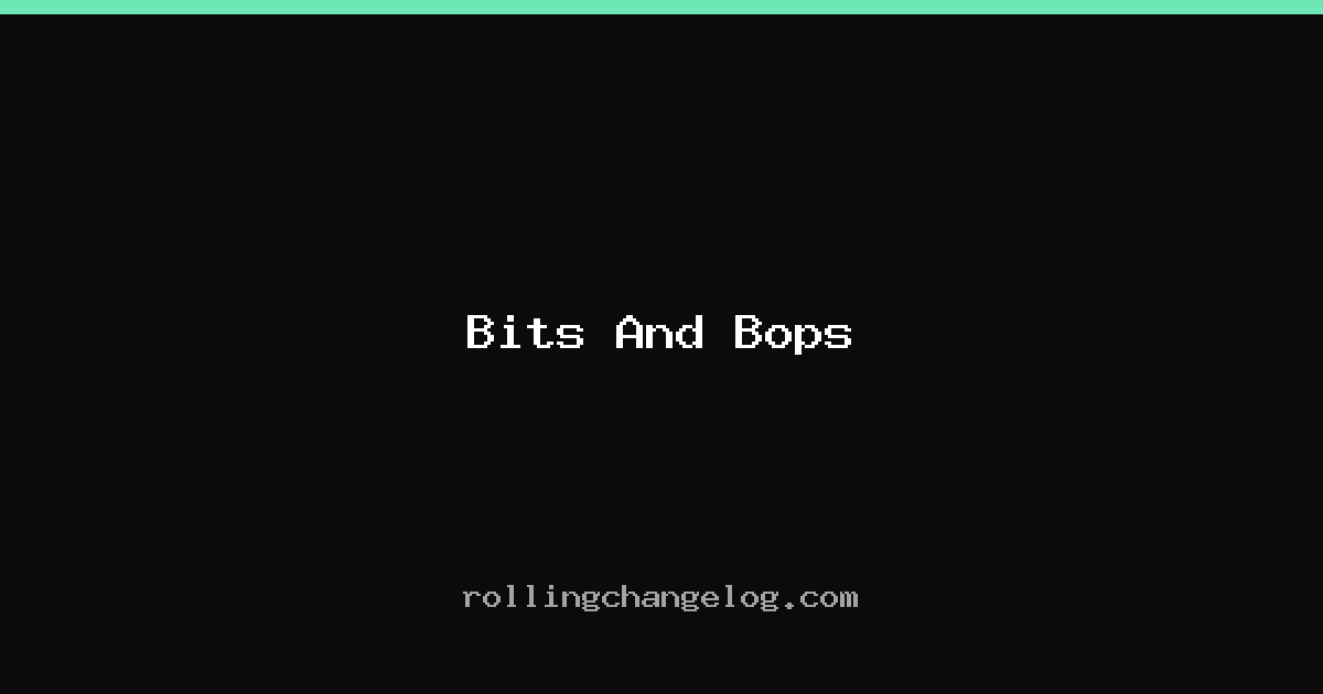 Bits And Bops cover